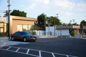 Renovated neighborhood strip center exterior — Southern California, West Hive Capital portfolio